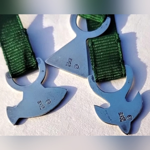 James Avery Sterling Silver 925 3 Ribbon Green Bookmark Cross Dove RETIRED - Picture 4 of 7